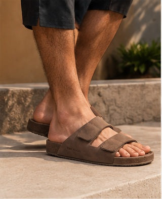 Chinelo Masculino Birken Premium Taupe – Estilo e Conforto
