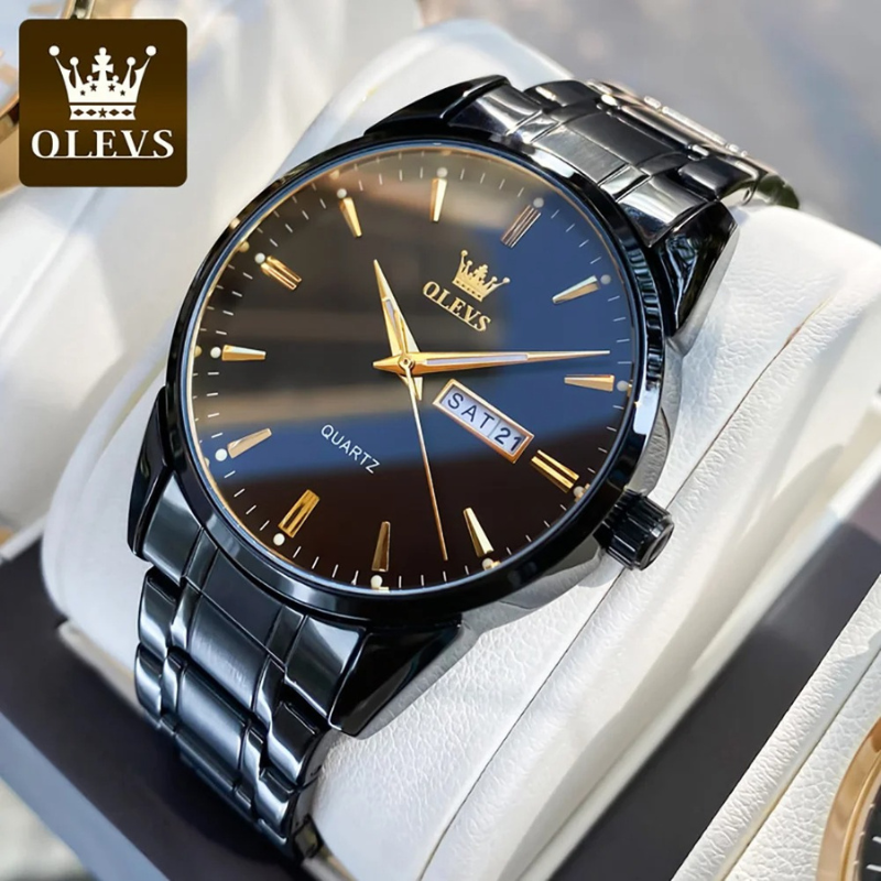 OLEVS - Classic Gold Relógio Brand Luxury - (DESCONTO ENCERRA HOJE ÁS 23:59)