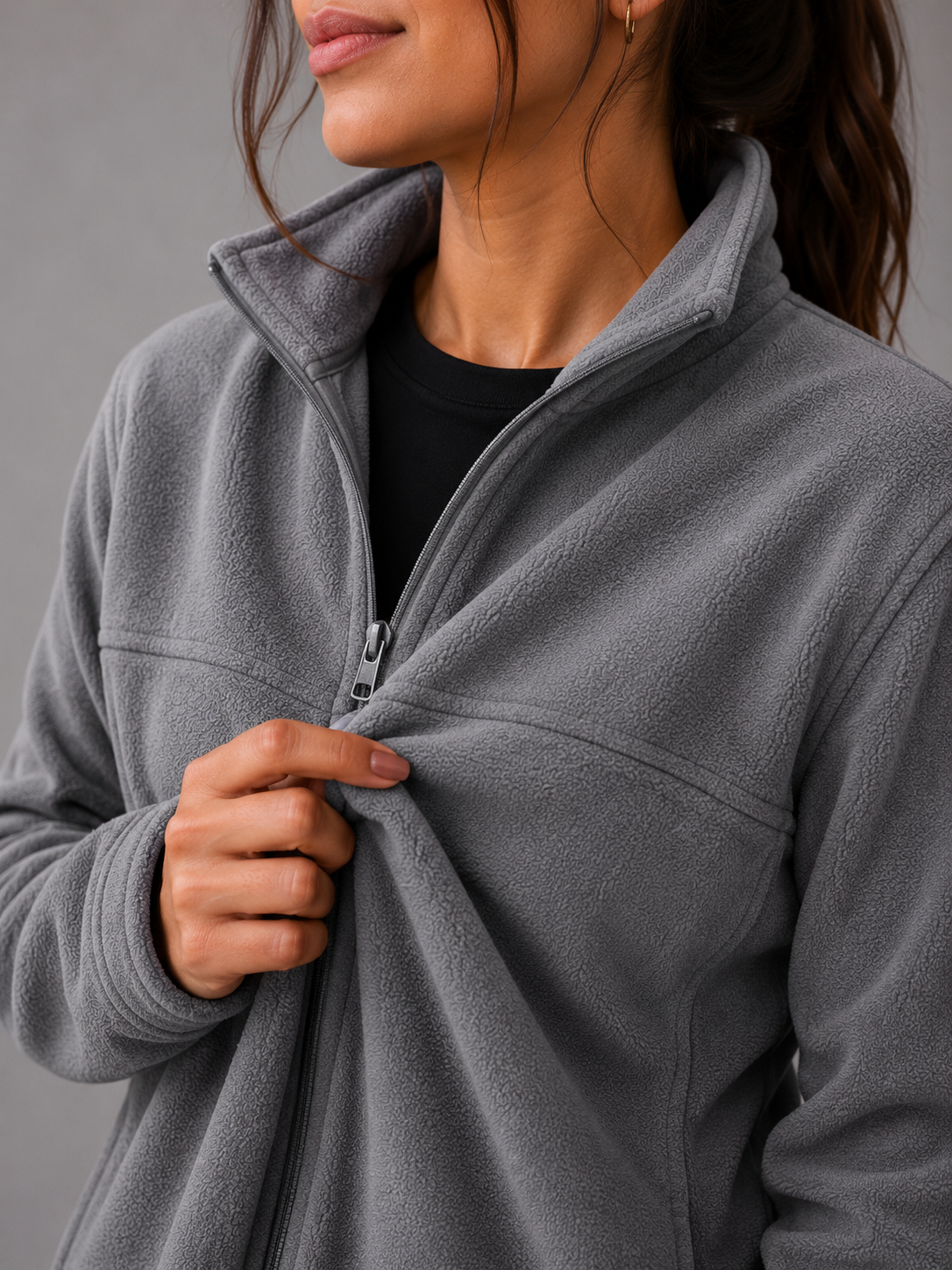 Fleece de Lã Slim Feminino - Macio com Aquecimento