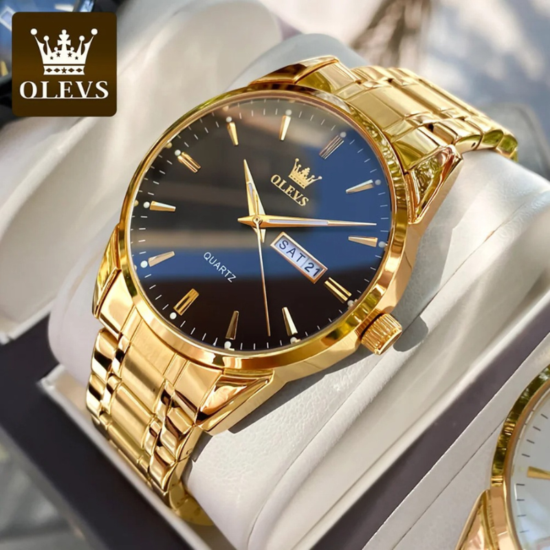 OLEVS - Classic Gold Relógio Brand Luxury - (DESCONTO ENCERRA HOJE ÁS 23:59)