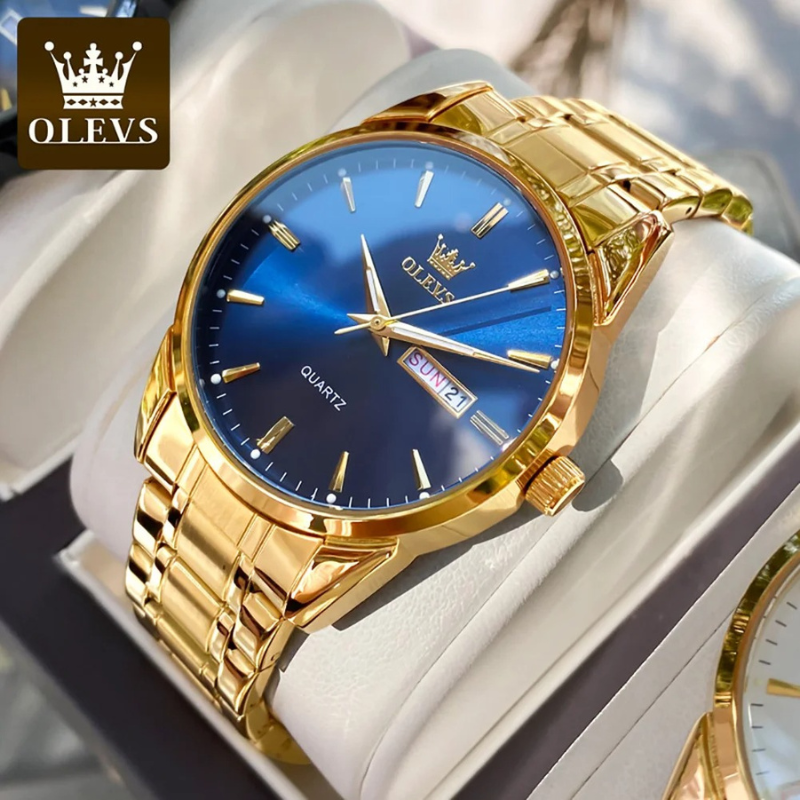 OLEVS - Classic Gold Relógio Brand Luxury - (DESCONTO ENCERRA HOJE ÁS 23:59)