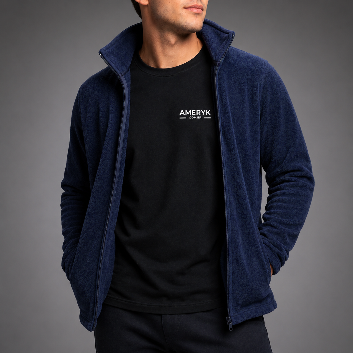 Fleece de Lã Slim Casual - Macio com Aquecimento
