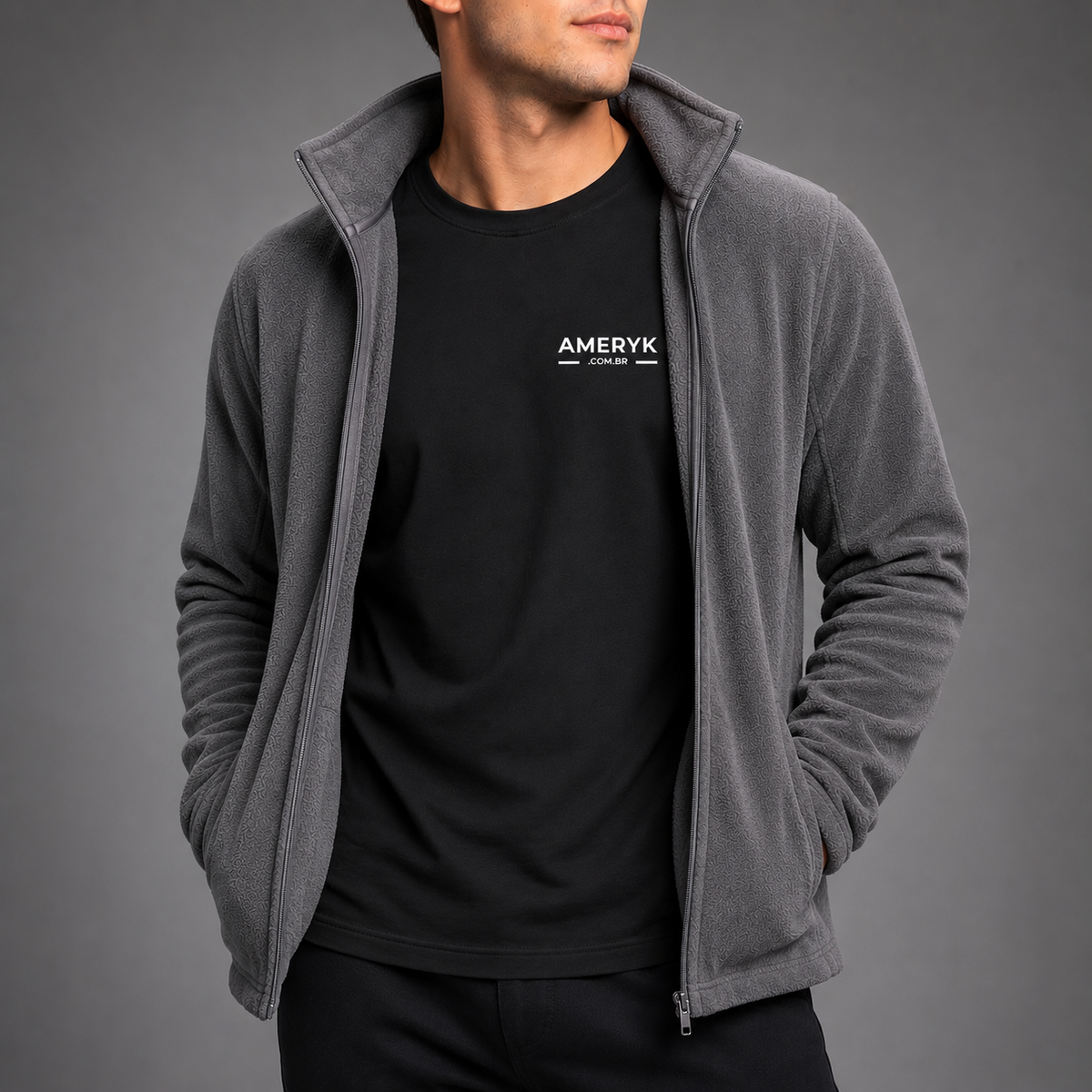 Fleece de Lã Slim Casual - Macio com Aquecimento