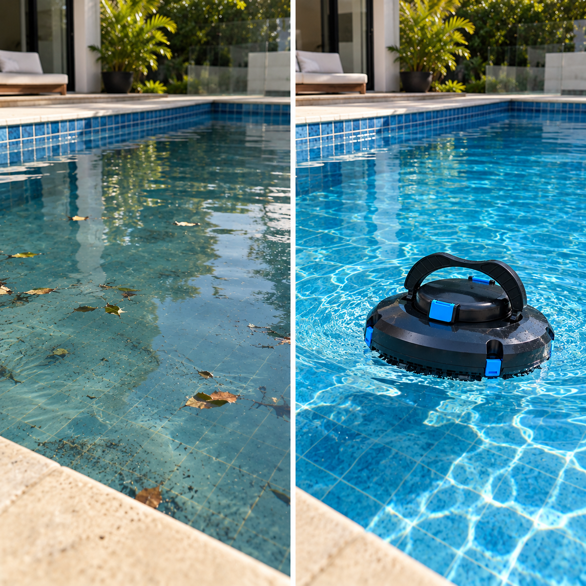 Robô Aspirador de Piscina Redroad S1 Sem Fio – Limpeza Automática