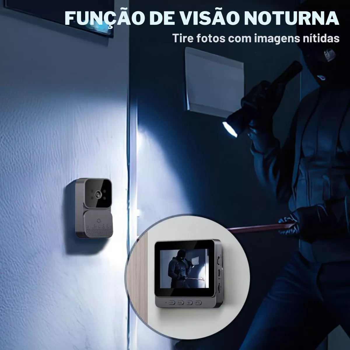 Campainha com tela LCD