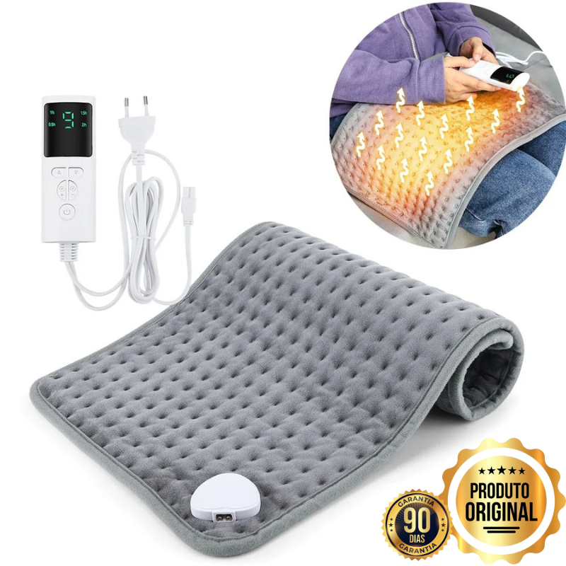 Almofada de aquecimento elétrico impermeável - (DESCONTO ENCERRA HOJE ÁS 23:59)