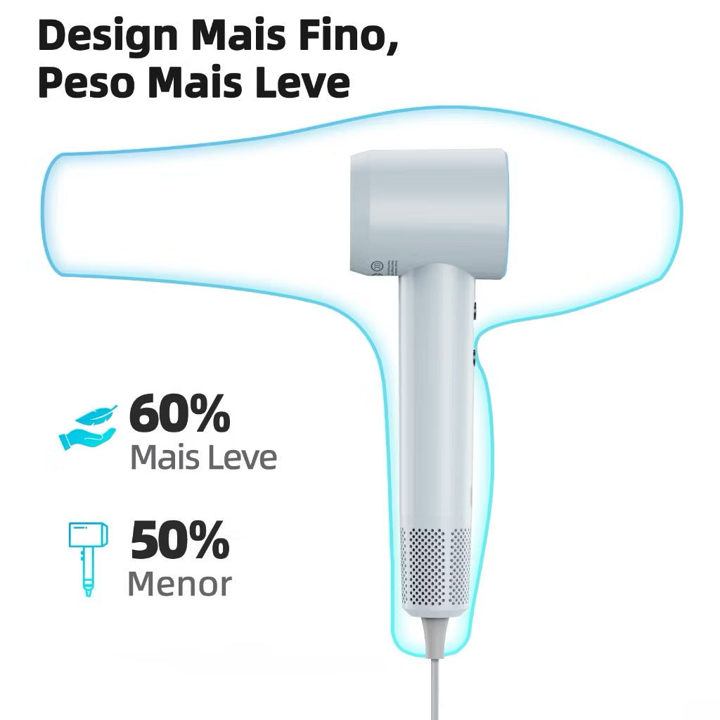 Secador de cabelo profissional - Secagem em 2 minutos