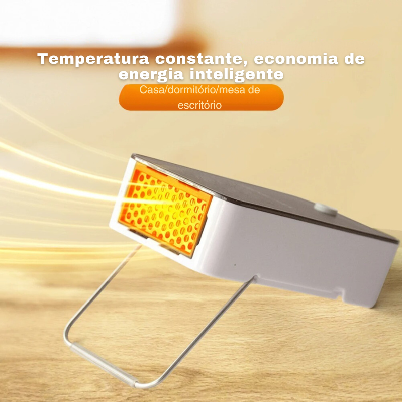 Aquecedor de mesa elétrico portátil - (DESCONTO ENCERRA HOJE ÁS 23:59)