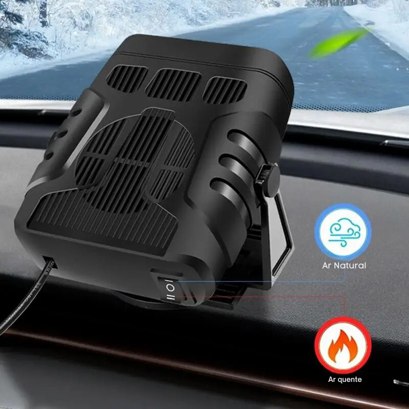 Aquecedor Portátil Automotivo - (DESCONTO ENCERRA HOJE ÁS 23:59)