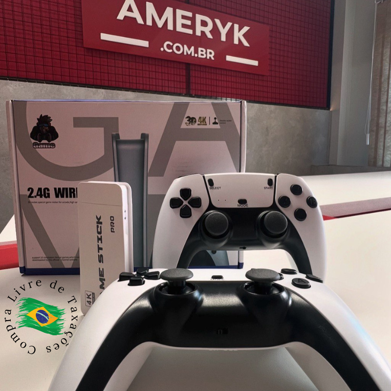OFERTA BLACK FRIDAY - Game Stick 4K (+20 MIL JOGOS) + Game Portátil de BRINDE