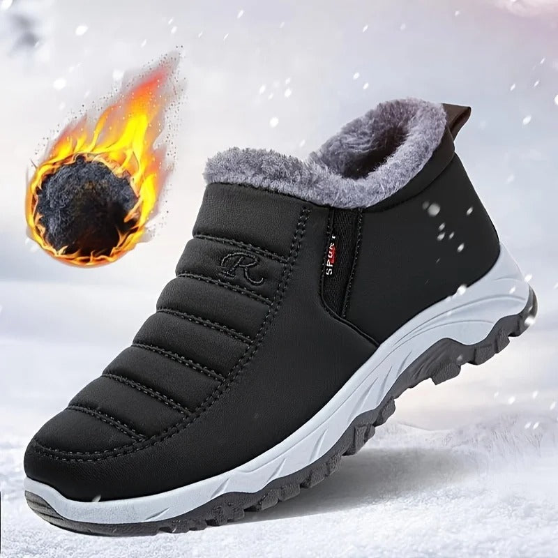 PAGUE 1 e LEVE 2 - Ankle Boots - Bota Impermeáveis Quente + Luva Impermeável Touchscreen de Brinde