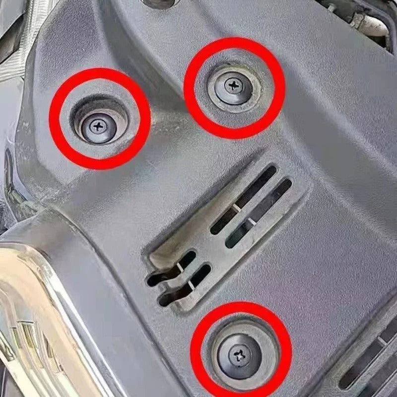 Kit 50 peças clipe de fixação automática