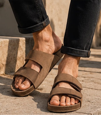 Chinelo Masculino Birken Premium Taupe – Estilo e Conforto