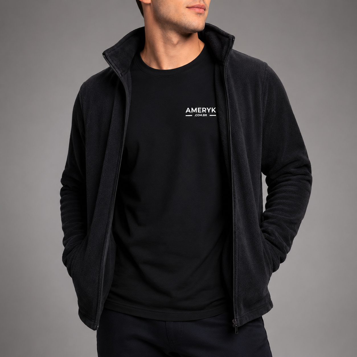 Fleece de Lã Slim Casual - Macio com Aquecimento