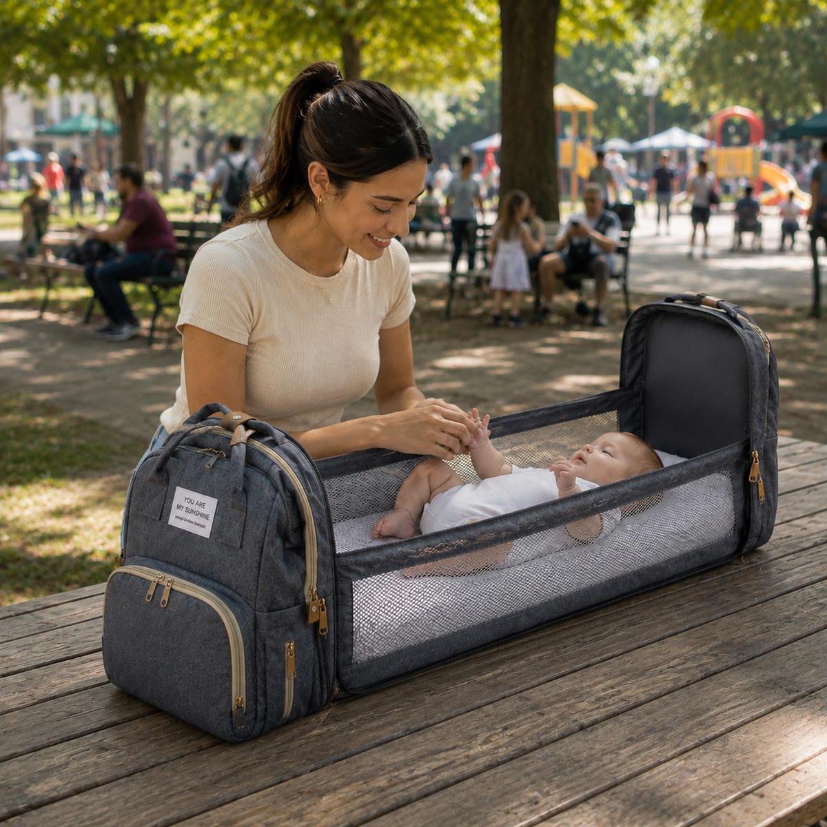 MamiNest Mochila Maternidade 2 em 1 (ULTIMAS 10 UNIDADES)