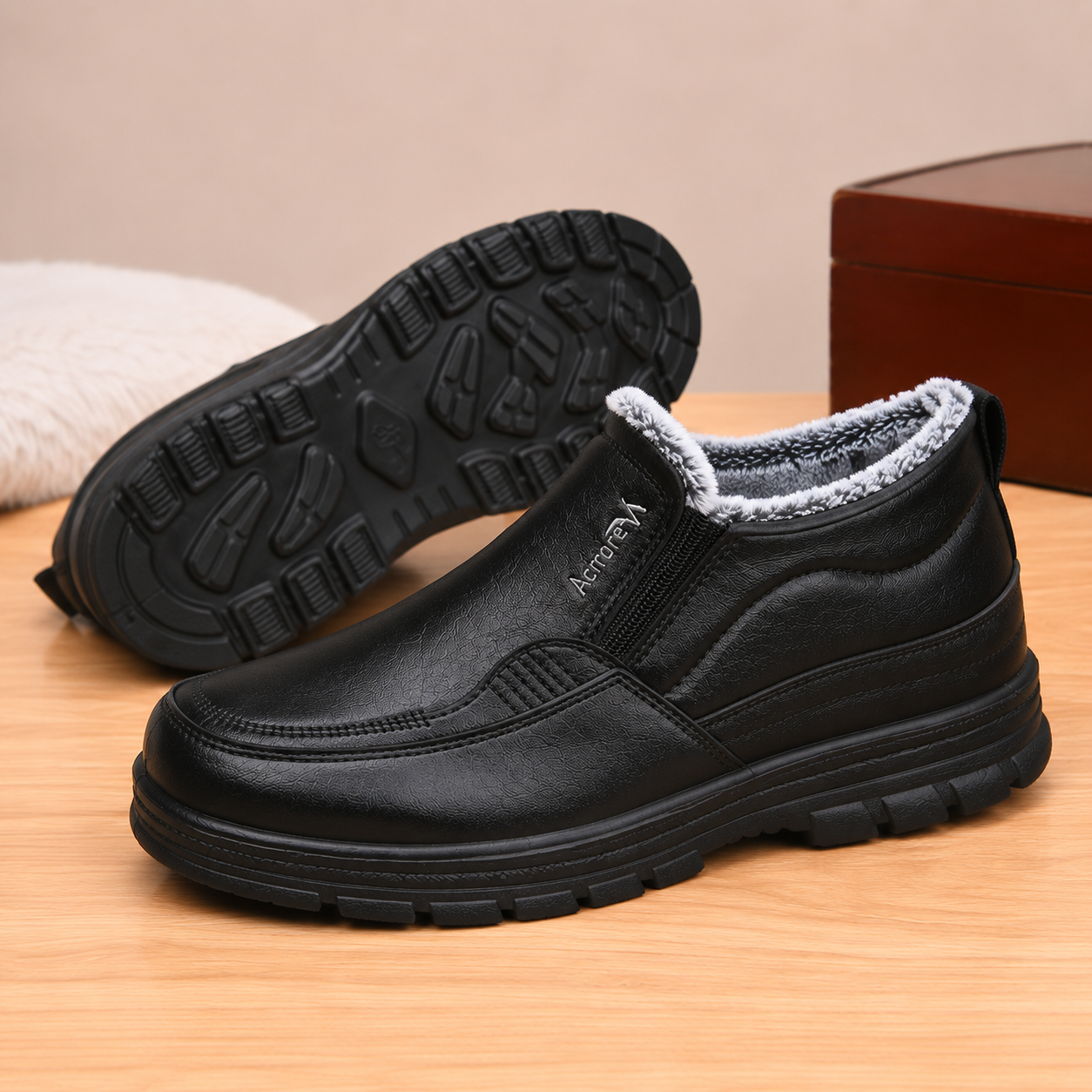 New Bota de Couro Forrada - IMPERMEAVEL