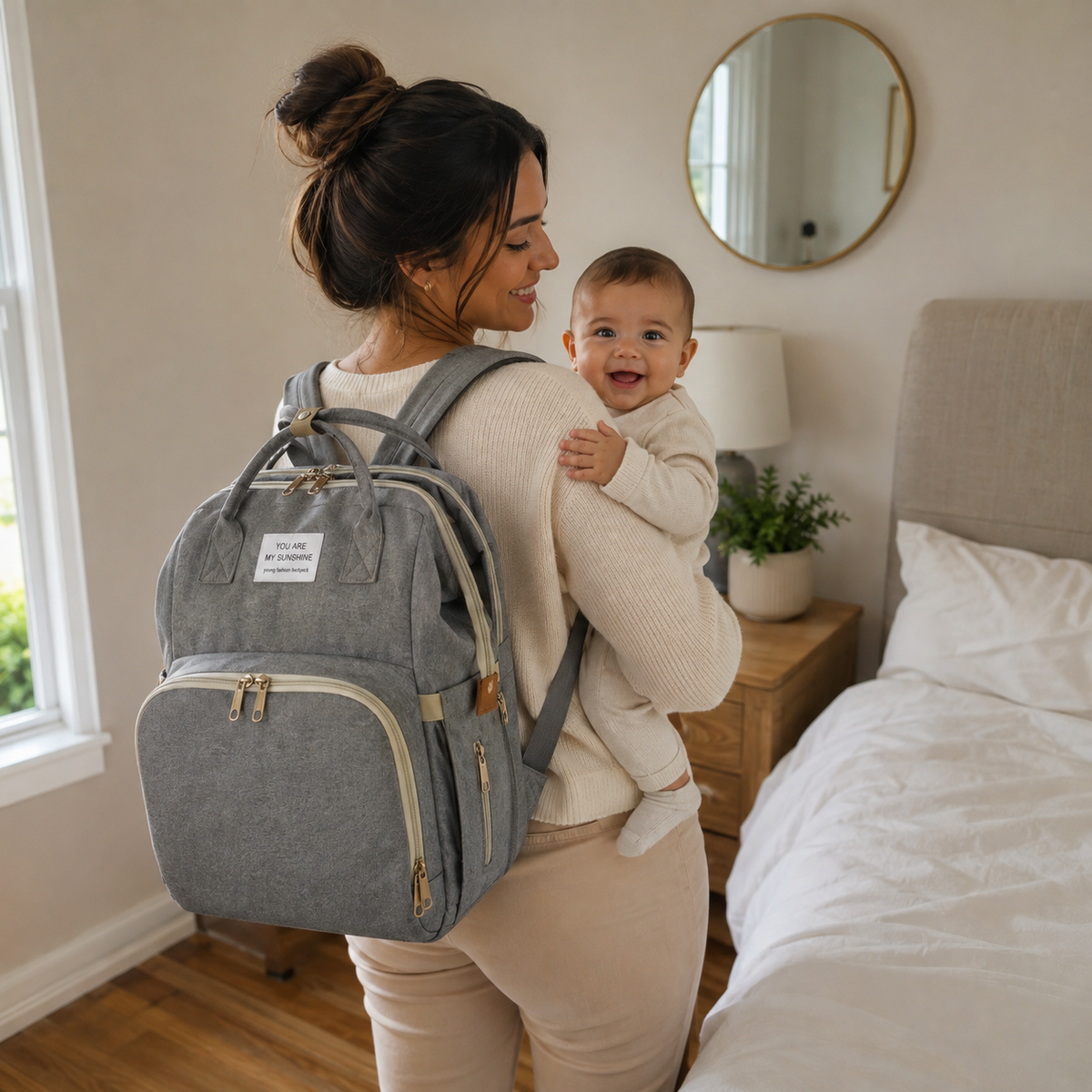 MamiNest Mochila Maternidade 2 em 1 (ULTIMAS 10 UNIDADES)