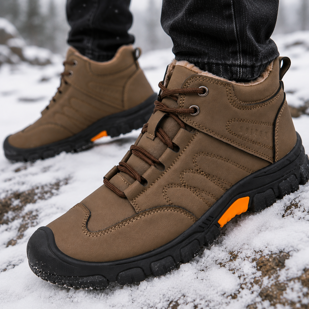 Bota Térmica Masculina Forrada — Conforto e Proteção Para o Inverno ❄️