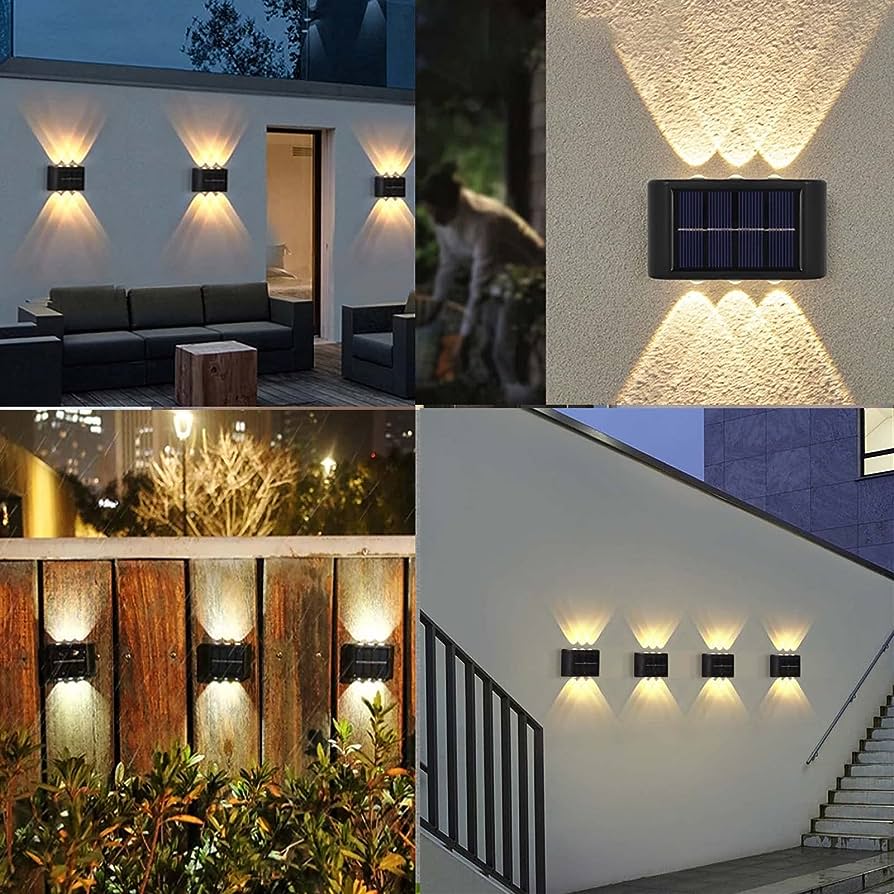 Luminária Decorativa Solar para Muros - FRETE GRÁTIS - AMERYK