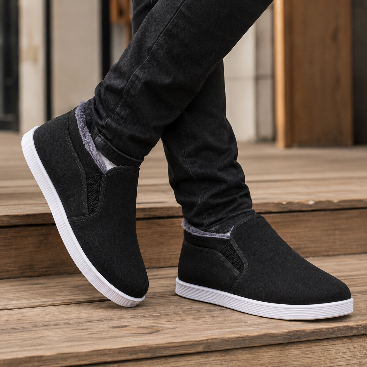 Bota de Algodão para o Inverno - Quentes e Confortaveis