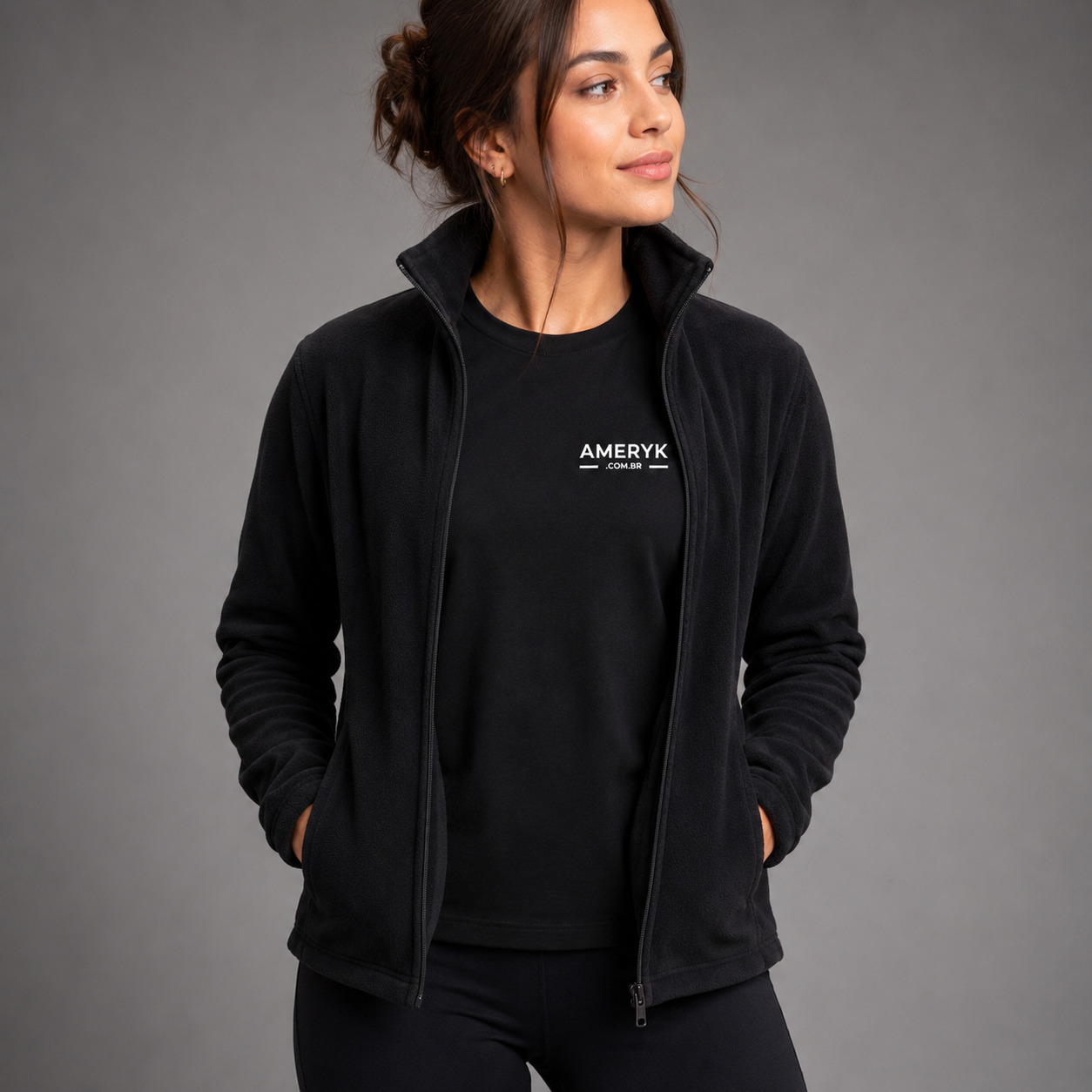 Fleece de Lã Slim Feminino - Macio com Aquecimento