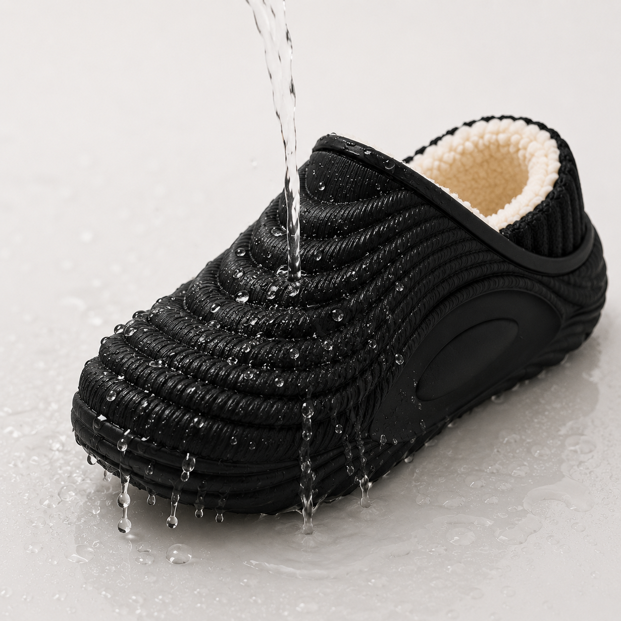 Chinelo Slide Peluciado Impermeável
