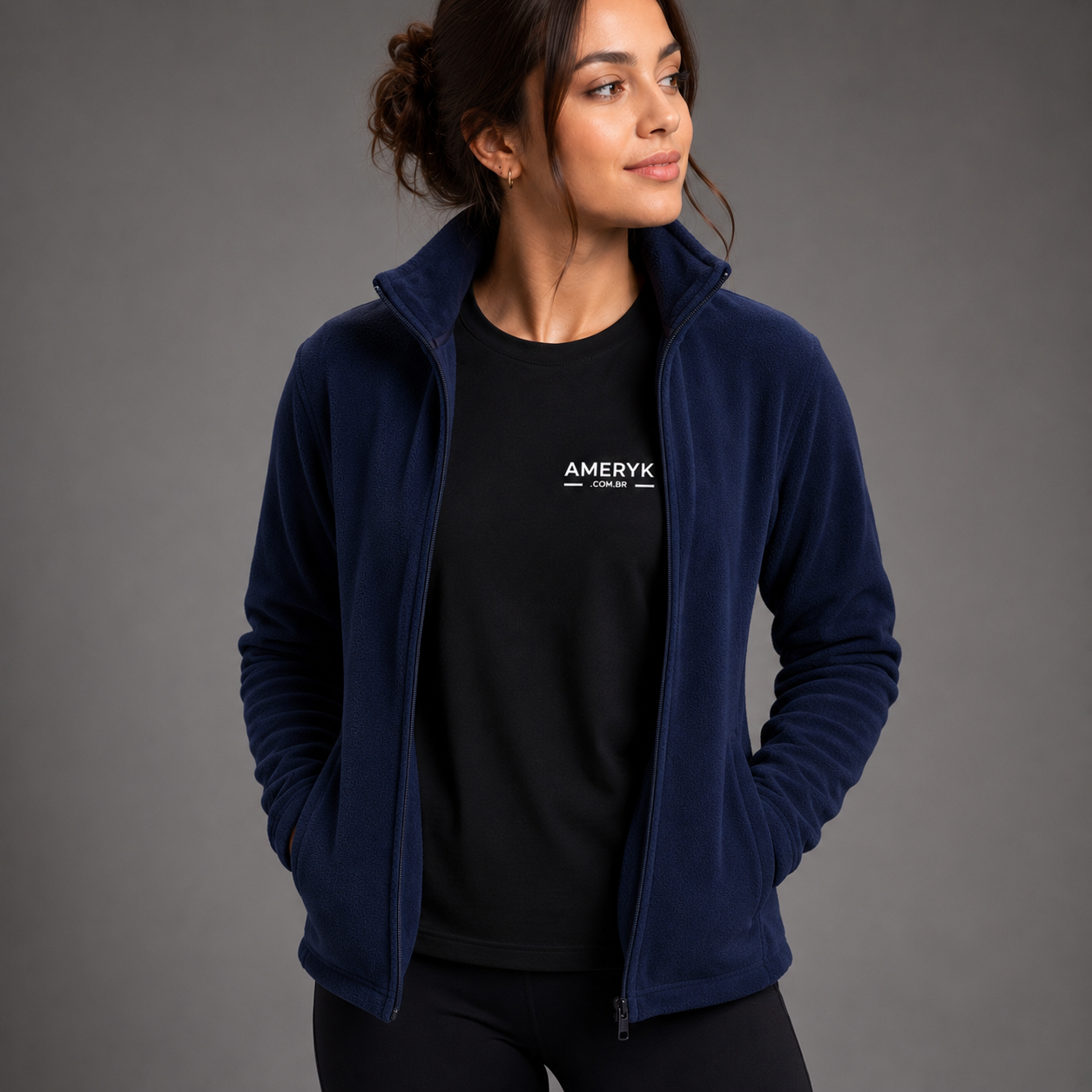 Fleece de Lã Slim Feminino - Macio com Aquecimento