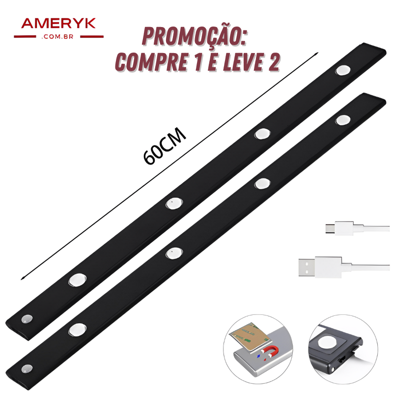 Oferta WhatsApp | Compre 1 e Leve 2 - Luminária Slim Recarregável - AMERYK