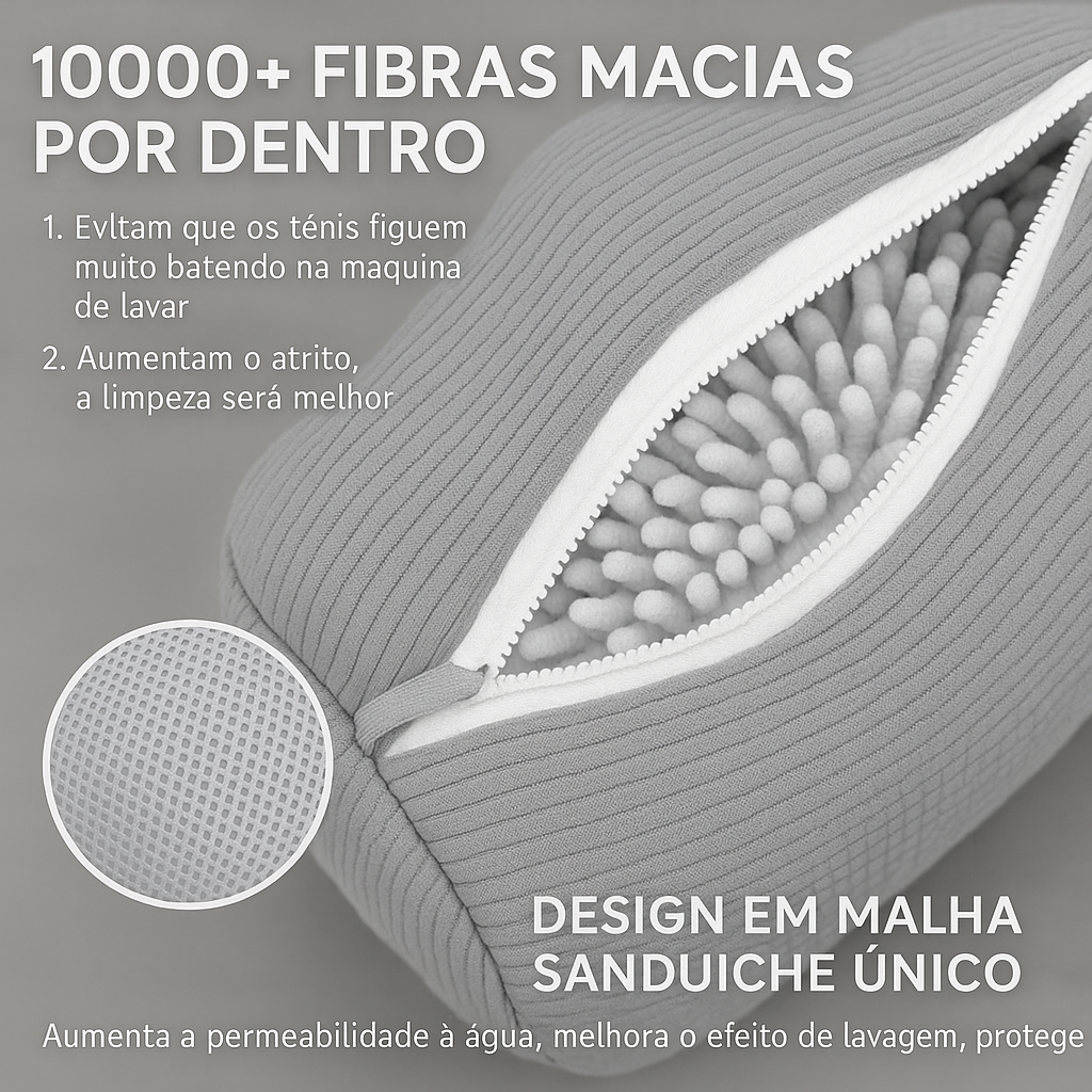 COMPRE 1 LEVE 2 Fibra Mágica – Limpeza Eficiente e Proteção Para seu Calçado
