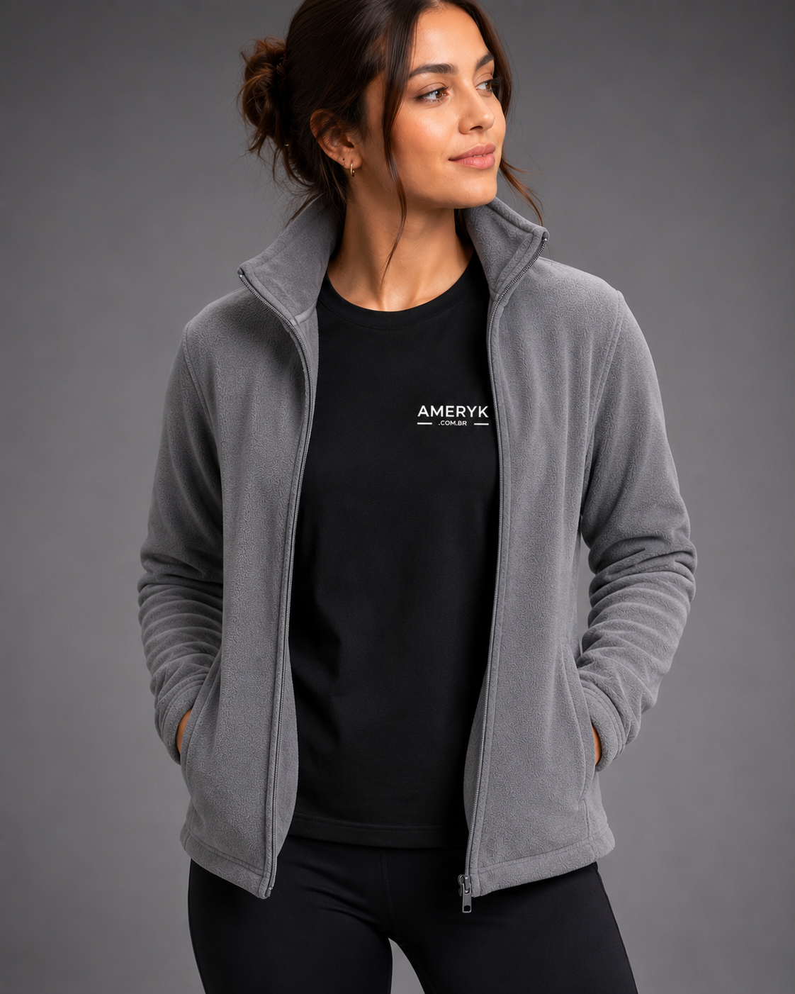 Fleece de Lã Slim Feminino - Macio com Aquecimento