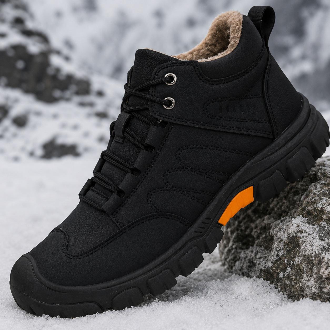 Bota Térmica Masculina Forrada — Conforto e Proteção Para o Inverno ❄️