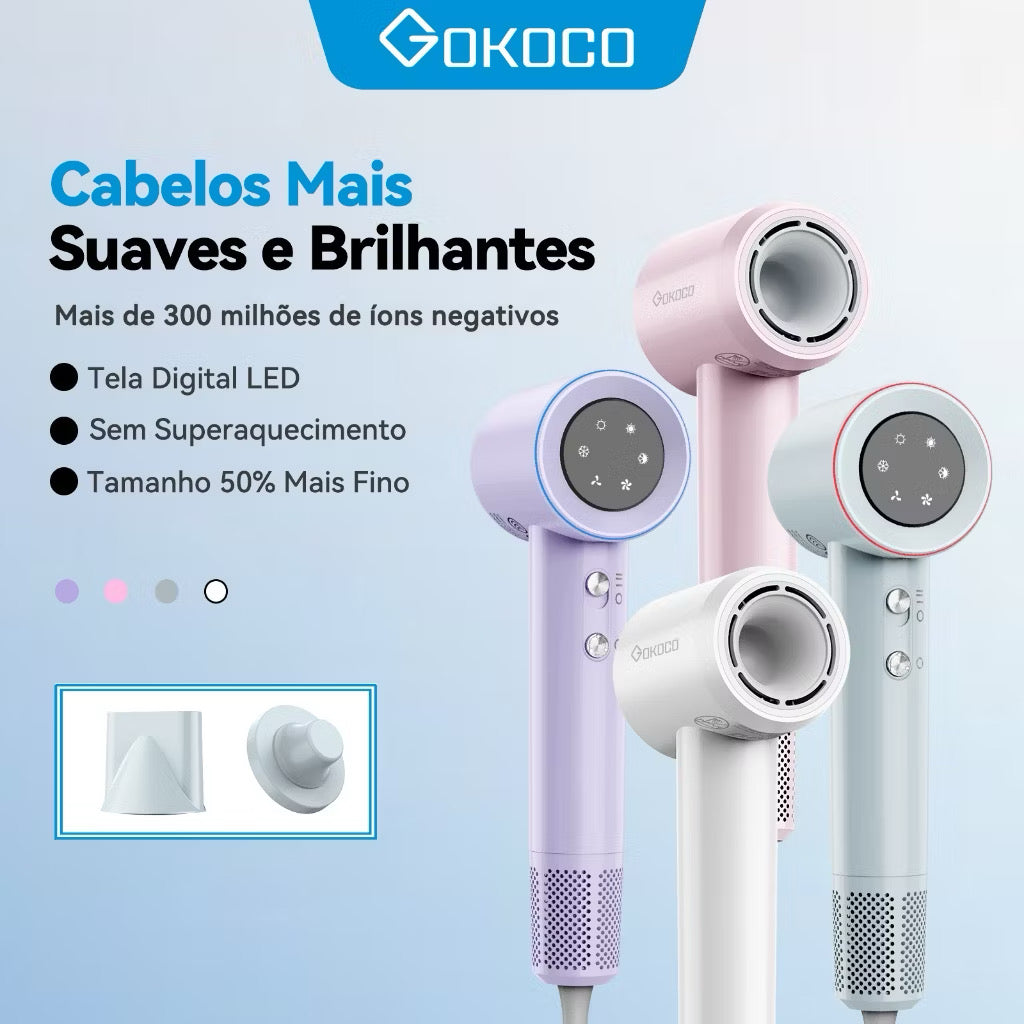 Secador de cabelo profissional - Secagem em 2 minutos