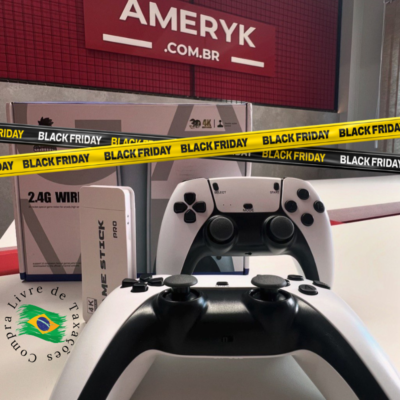 OFERTA BLACK FRIDAY - Game Stick 4K (+20 MIL JOGOS) + Game Portátil de BRINDE