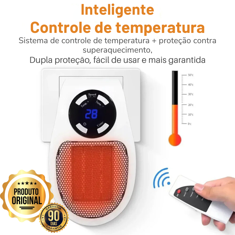 Aquecedor elétrico para quarto -  (DESCONTO ENCERRA HOJE ÁS 23:59)