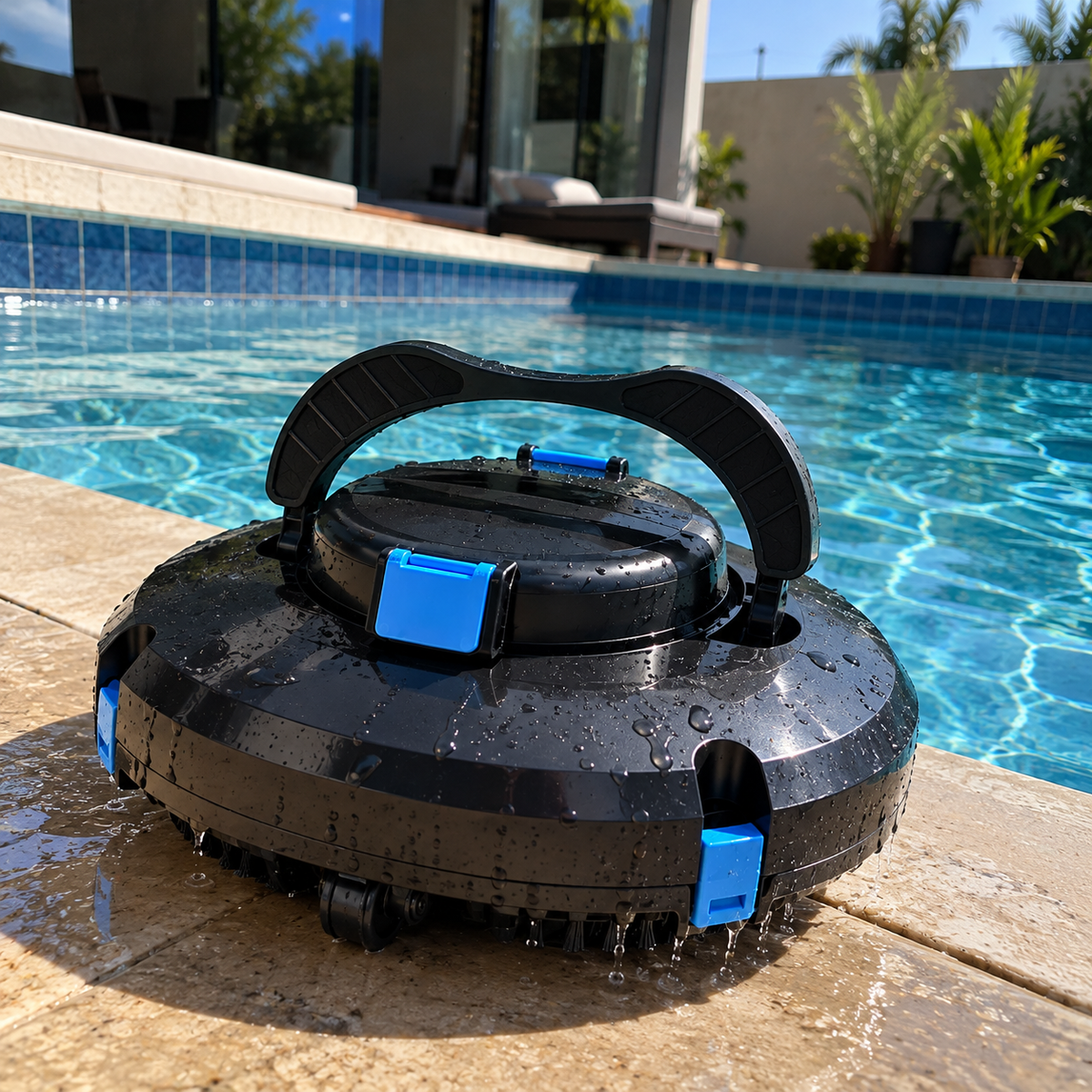 Robô Aspirador de Piscina Redroad S1 Sem Fio – Limpeza Automática