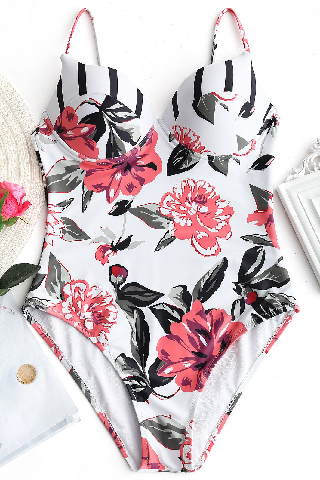 Maiô Push-Up Estampa Floral - AMERYK