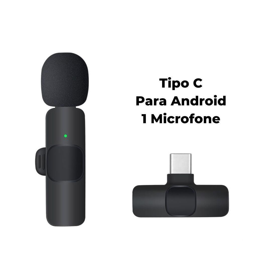 Microfone de Lapela Sem Fio para Celular - K8 Premium Mic™ - AMERYK