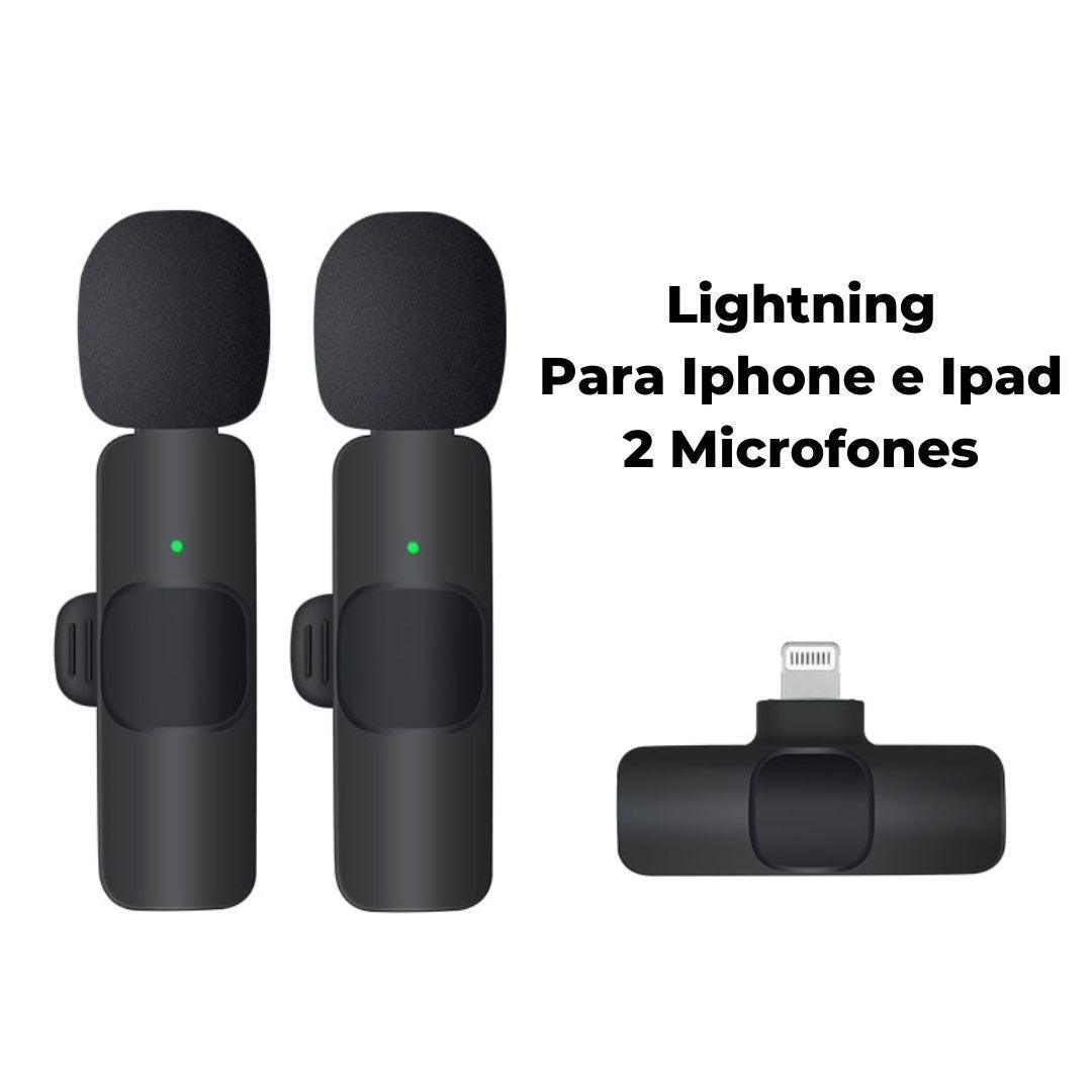 Microfone de Lapela Sem Fio para Celular - K8 Premium Mic™ - AMERYK