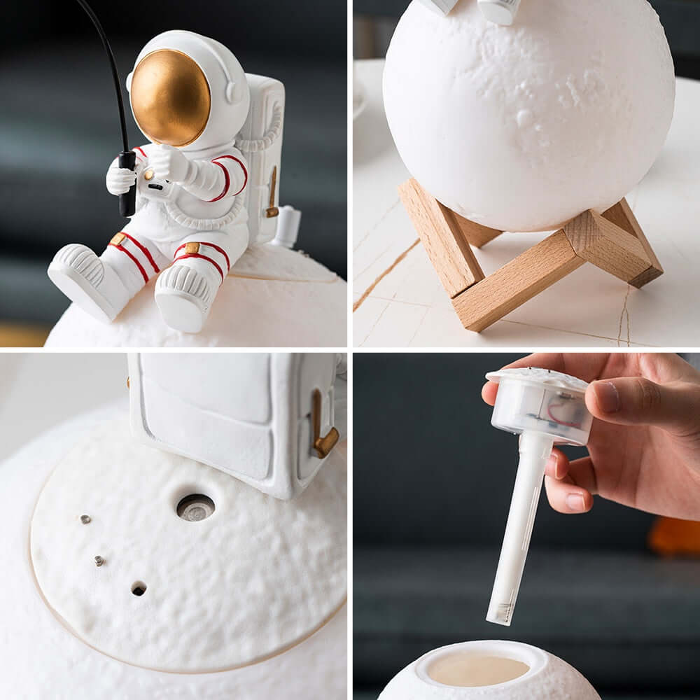 Umidificador de ar e Luminária Decorativa de Astronauta - AMERYK