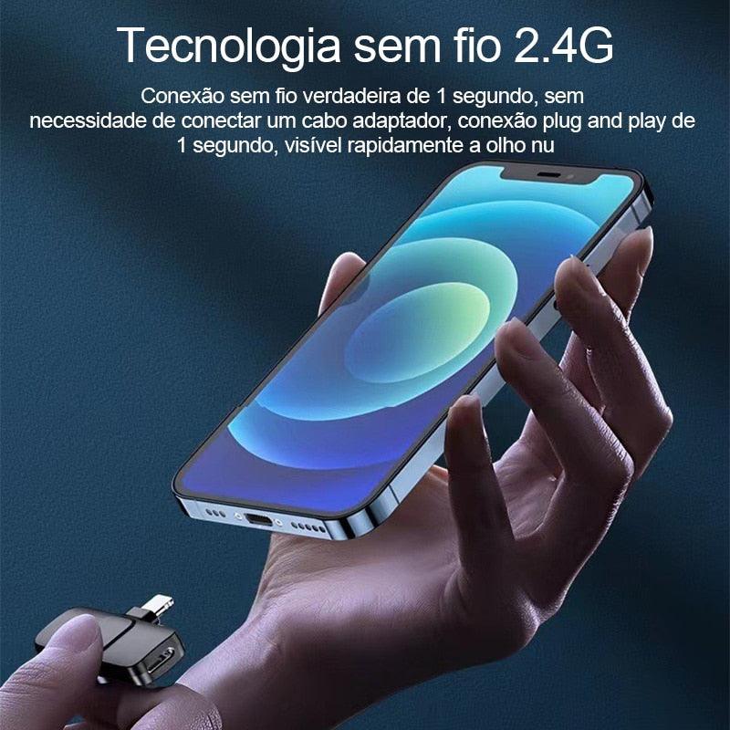 Microfone de Lapela Sem Fio para Celular - K8 Premium Mic™ - AMERYK