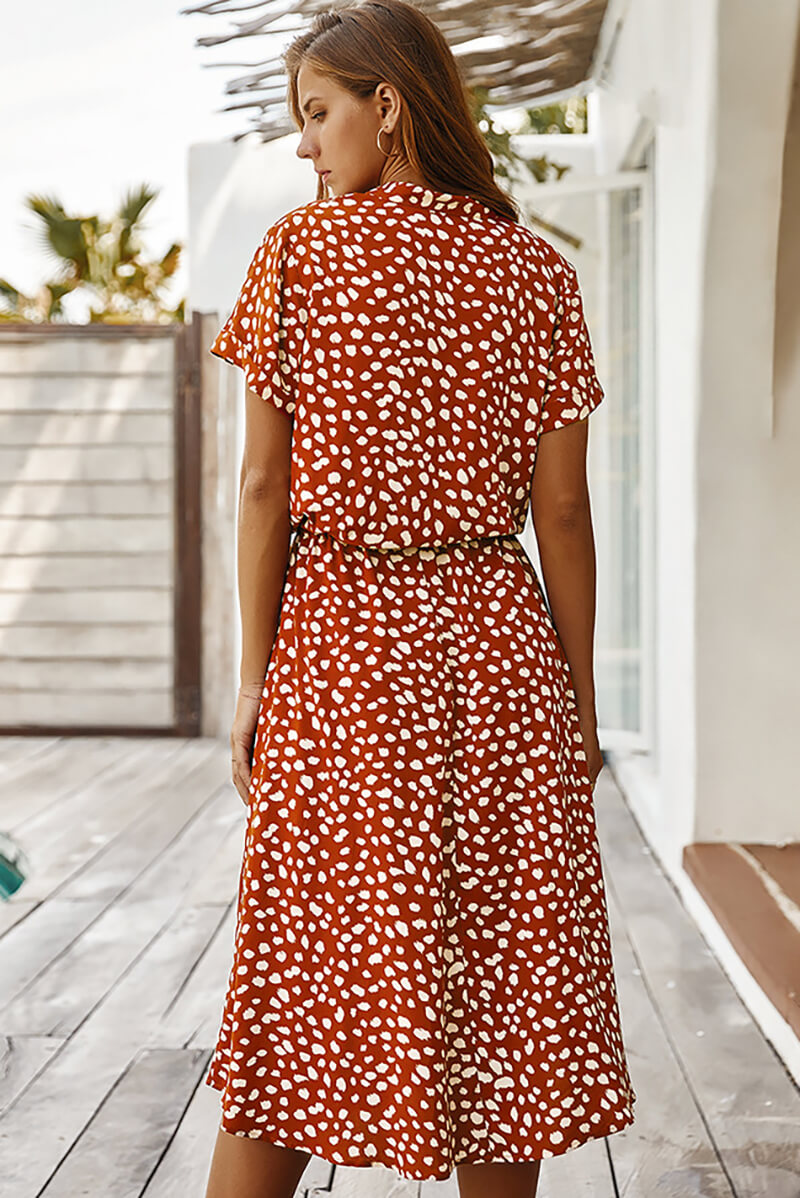 Vestido Polka Dot Midi - AMERYK